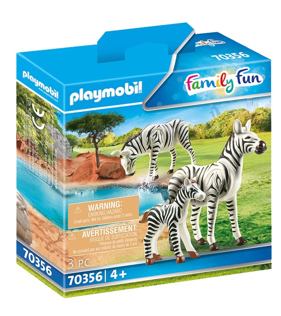 Playmobil Zebra with Foal 70356