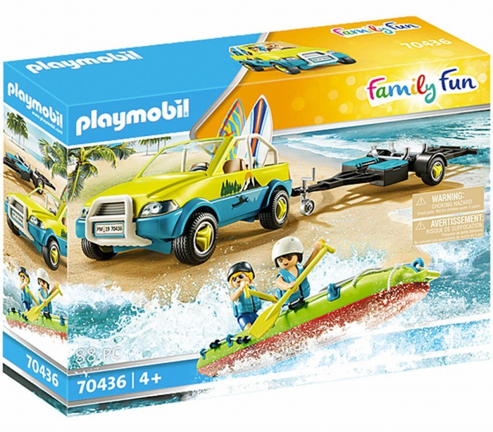 Playmobil Beach Car with Canoe 70436