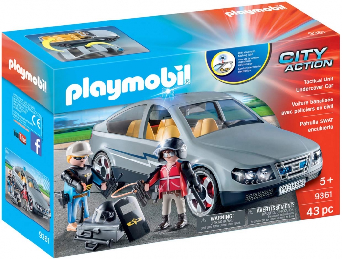 playmobil tactical unit car